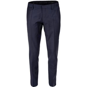 ROY Robson, Broeken, Heren, Blauw, L, Wol, Blauwe Slim Fit Herenbroek