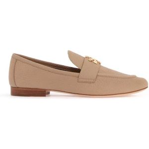 Tory Burch, Schoenen, Dames, Beige, 36 EU, Leer, Eleanor Loafers