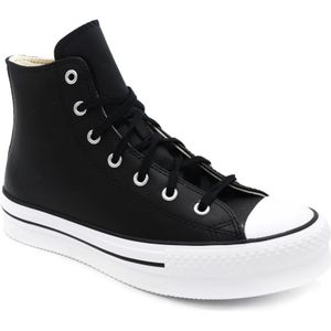 Converse, Schoenen, Dames, Zwart, 39 EU, Zwarte Sneakers met Stoffen Voering en Rubberen Zool