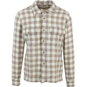 Eleventy, Overhemden, Heren, Beige, L, Klassieke Knoopsluiting Shirt