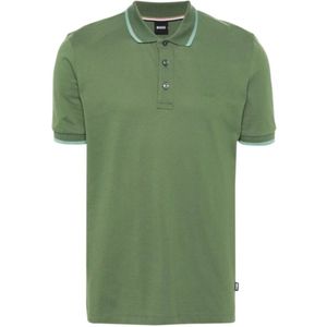 Hugo Boss, Tops, Heren, Groen, XL, Katoen, Parlay 190 Heren Polo Shirt