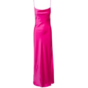 Andamane, Roze Maxi Square Neck Jurk Roze, Dames, Maat:S