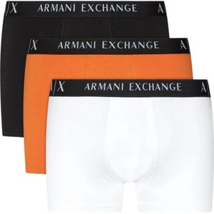 Armani Exchange, Ondergoed, Heren, Veelkleurig, L, Katoen, Multicolor Boxershorts met Ingelegd Logo