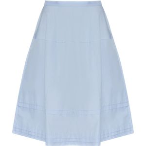 Marni, Rok van biologisch katoen Blauw, Dames, Maat:M