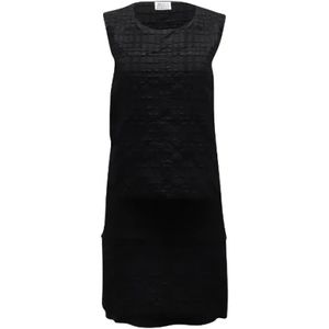 Maison Margiela Pre-owned, Pre-owned, Dames, Zwart, S, Polyester, Pre-owned Polyester dresses
