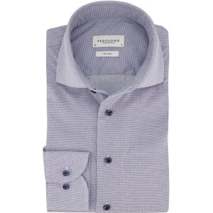 Profuomo, Overhemden, Heren, Veelkleurig, 4Xl, Blauw Business Overhemd