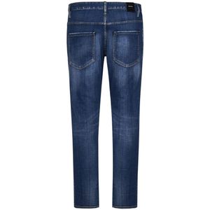 Dsquared2, Jeans, Heren, Blauw, L, Katoen, Slim-fit Jeans