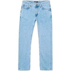 Nudie Jeans, Gritty Jackson Biologisch Katoenen Jeans Blauw, Heren, Maat:W29 L32