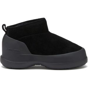 Moon Boot, Schoenen, Dames, Zwart, 40 EU, Suède, Zwarte Suède Chunky Zool Laarzen