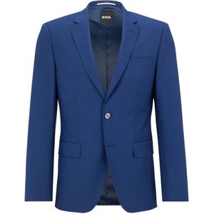 Hugo Boss, Jassen, Heren, Blauw, 2Xl, Wol, Formal Blazers