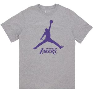 Jordan, Tops, Heren, Grijs, XL, NBA Essential Tee Loslak - Streetwear Collectie