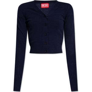 Diesel, M-Arte cardigan Blauw, Dames, Maat:M