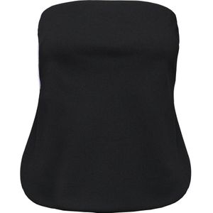 Douuod Woman, Stijlvol Corset Top met Contrasterende Lijnen Zwart, Dames, Maat:M