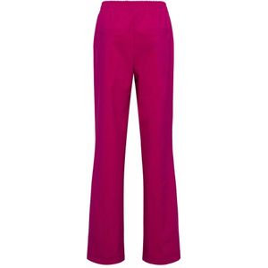 &Co Woman, Broeken, Dames, Roze, XL, Polyester, Comfortabele Slim Fit Broek