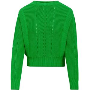 Coster Copenhagen, Trui met ronde hals Groen, Dames, Maat:S