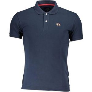 La Martina, Polo Shirts Blauw, Heren, Maat:S