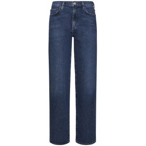 Agolde, Jeans, Dames, Blauw, W27, Denim, Klassieke High-Waist Denim Jeans