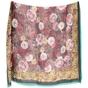 Dolce & Gabbana Pre-owned, Pre-owned Silk scarves Veelkleurig, Dames, Maat:ONE Size