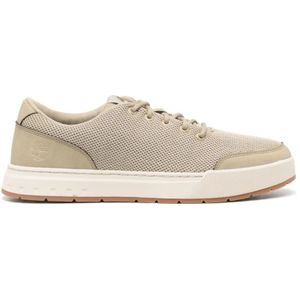 Timberland, Beige Mesh Sneakers Almond Toe Beige, Heren, Maat:40 EU