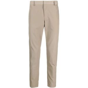 PT Torino, Broeken, Heren, Beige, S, Leer, Op maat gemaakte Beige Broek