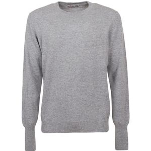 Ballantyne, Cashmere Creweck -pullover Grijs, Heren, Maat:3XL