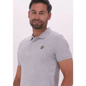 Lyle & Scott, Tops, Heren, Grijs, XS, Katoen, Heren Polo T-shirt Plain Polo Shirt