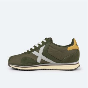 Munich, Schoenen, Heren, Groen, 44 EU, Leer, Sapporo Retro Sneakers