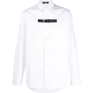 Versace, Overhemden, Heren, Wit, L, Formal Shirts