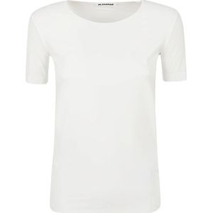 Jil Sander, Tops, Dames, Beige, L, Nylon, Beige T-shirts en Polos