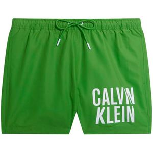 Calvin Klein, Badkleding, Heren, Groen, M, Polyester, Heren Zwembroek - Lente/Zomer Collectie