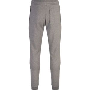 Moncler, Broeken, Heren, Grijs, M, Katoen, Slim Fit Grijze Joggers met Patch