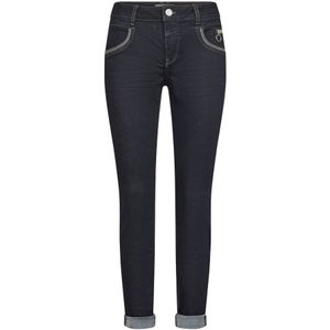 MOS Mosh, Jeans, Dames, Blauw, W24, Katoen, Hybride Jeans met Slimme Details