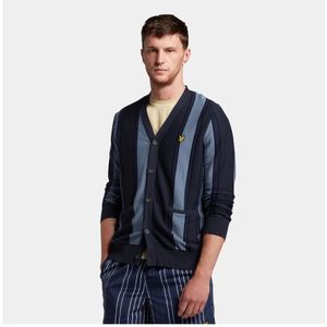 Lyle & Scott, Truien, Heren, Blauw, M, Katoen, Cardigan