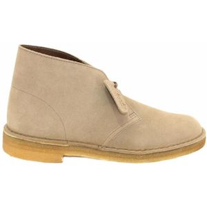 Clarks, Schoenen, Heren, Bruin, 45 EU, Leer, Lage laars voor heren van suède leer