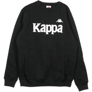 Kappa, Sweatshirts & Hoodies, Heren, Zwart, L, Sweatshirt