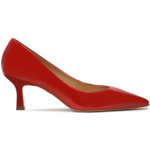 Kazar, Schoenen, Dames, Rood, 36 1/2 EU, Leer, Rode gelakte pumps