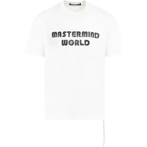 Mastermind World, Tops, Heren, Wit, L, Katoen, Witte Aurora T-shirt