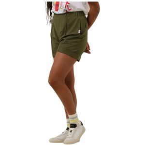 Penn&Ink N.y, Korte broeken, Dames, Groen, S, Groene Shorts voor Zomerse Look