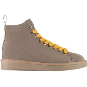 Panchic, Dove Grey Suede Laarzen Grijs, Dames, Maat:40 EU