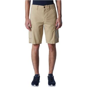 North Sails, Korte broeken, Heren, Beige, W40, Cargo Shorts