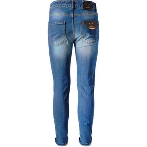 YES Zee, Jeans, Heren, Blauw, W38, Denim, Slim Fit Denim Jeans