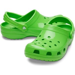 Crocs, Schoenen, Heren, Groen, 41 EU, Neon Classic Klompen - Groen Ronde Neus