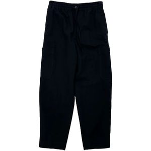 Kenzo, Cargo Broek met Zakken Zwart, Heren, Maat:M