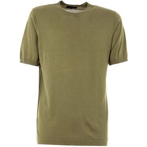 Liu Jo, Tops, Heren, Groen, S, Katoen, Heren Groene Zomer T-shirt