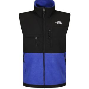 The North Face, Jassen, Heren, Blauw, S, Geborduurd Logo Rits Vest