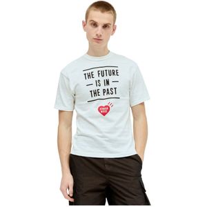 Human Made, Tops, Heren, Wit, S, Katoen, Katoenen Grafisch T-shirt