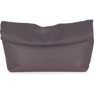 Cortana, Tassen, Dames, Bruin, ONE Size, Leer, Delhi, grote nertsleren clutch