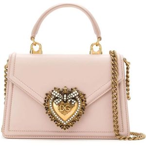 Dolce & Gabbana, Tassen, Dames, Roze, ONE Size, Leer, Mini Bags