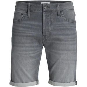 Jack & Jones, Korte broeken, Heren, Grijs, XL, Denim, Iconische Denim Shorts