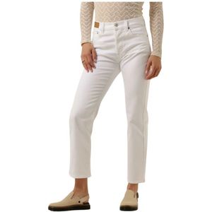 Replay, Jeans, Dames, Wit, W25 L28, Witte Straight Leg Jeans Maijke